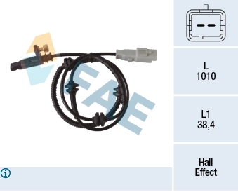 Sensor de freno, delantero Peugeot 607  (9D, 9U)
