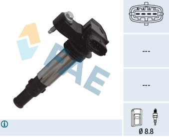 Bobina de encendido FAE 80355