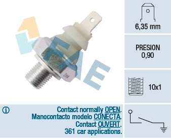 Comprar Sensor de presión de aceite Volkswagen Jetta II 19E, 1G2, 165, 167 a bajo precio