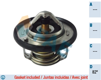 Precio del repuesto Termostato refrigerante Accent  sedán