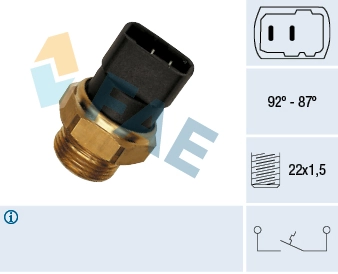 Comprar Sensor de temperatura del refrigerante (activación del ventilador del radiador) Iveco Daily III a bajo precio