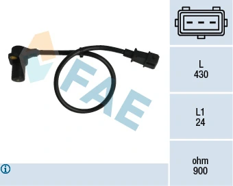 Sensor de cigüeñal E049166000206 Foton