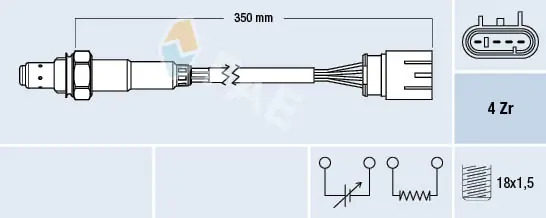 Precio del repuesto Sensor de oxígeno Tipo  sedán