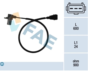 Sensor de cigüeñal para Iveco Daily 