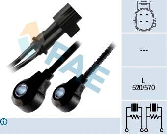Sensor de picado Volvo S80 I