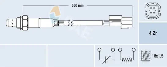 Sonda de oxígeno Chevrolet Aveo I hatchback (T200) (2003 - 2008) precio, desde 71,10 EUR