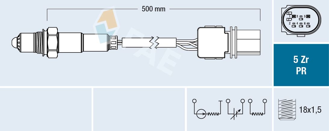 Sonda lambda (NOx, O2) para Nissan Qashqai II J11