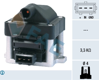 Bobina para Audi 80 8C2