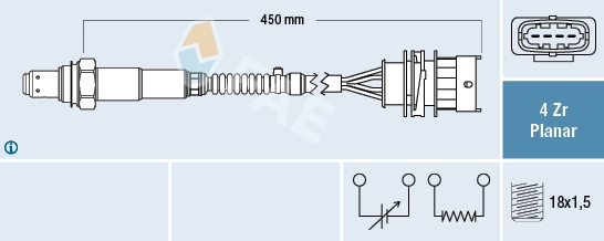 Sonda lambda para Opel Meriva 