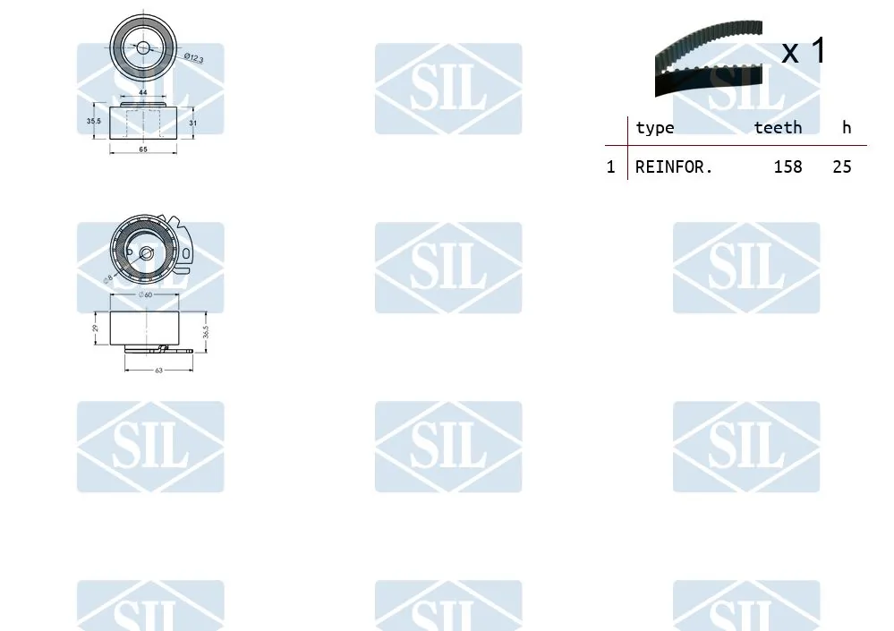 TK1031 SIL Kit correa de distribución