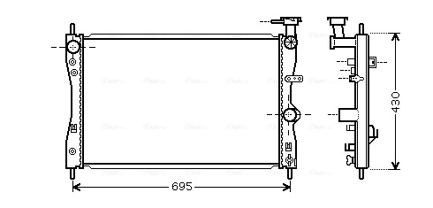 Refrigeración del motor Mitsubishi Colt VI (2004-2008)