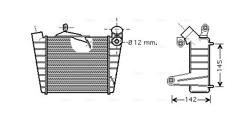 Enfriador de aire de admisión para Seat Ibiza III (6L1)