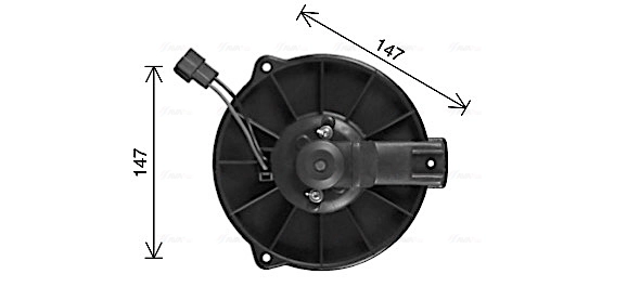 Ventilador de habitáculo Volvo V40  (1995-2004)