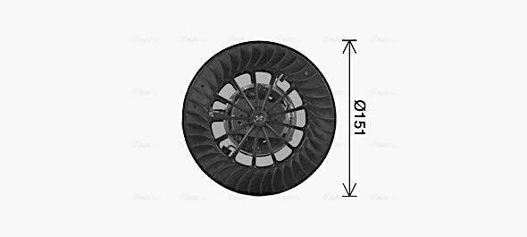 BW8613 AVA Ventilador de habitáculo