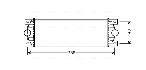 Radiador de intercooler Renault Trucks Mascott  (1999-2010)