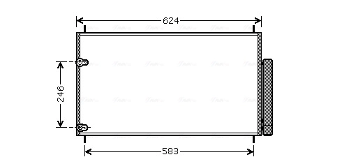 Condensador aire acondicionado para Toyota Corolla E18