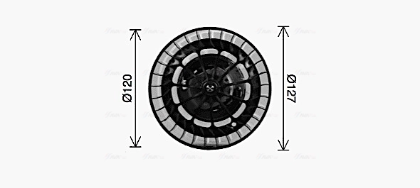 Ventilador interior Bosch 0130063026