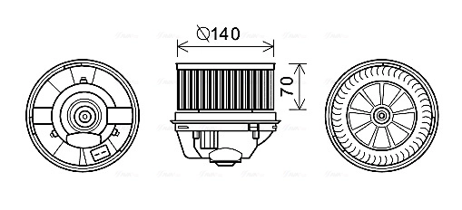 Ventilador habitáculo para Ford S-Max CA1