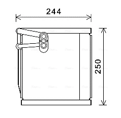 Evaporador para KIA Picanto II (TA)