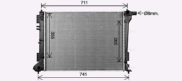 Comprar 13576 TYC Radiador de auto
