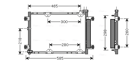 Condensador aire acondicionado para Suzuki Grand Vitara FT, HT