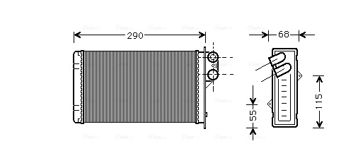 Calefactor para Peugeot 406  (8B)