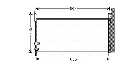 Condensador para Toyota Prius  (ZVW30)