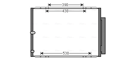 Radiador de aire acondicionado Lexus RX (2003-2008)