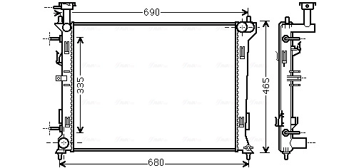 Refrigeración del motor KIA Cerato  (2009-2012)