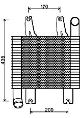 Radiador de aire, intercooler Hyundai Terracan (HP)