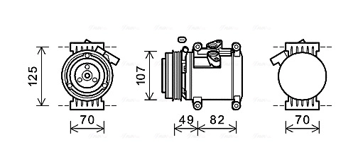 Compresor ac Chevrolet Spark (Matiz)  desde 355,10 €