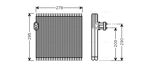 Evaporador, aire acondicionado Lexus RX  (2008-2015)