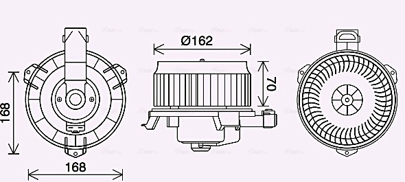 Ventilador interior Land Cruiser  SUV (2002-2010) original desde 70,17 €