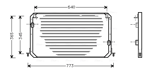 Condensador para Toyota Camry  (V10)
