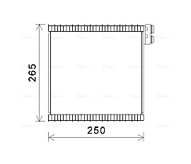 Evaporador para Fiat Ducato III (250)
