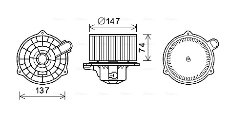 Precio del repuesto Ventilador interior Sonata V sedán