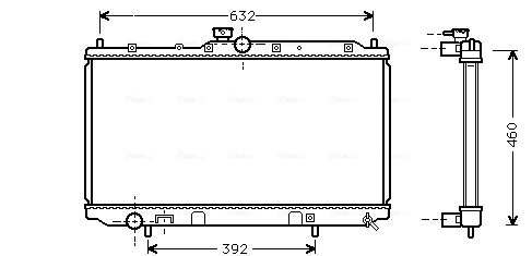 Comprar Radiador de refrigeración del motor Mitsubishi Space Star  DG0 a bajo precio