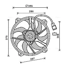 Ventilador de refrigeración del motor C4  monovolumen (2006-2013) original desde 51,00 €