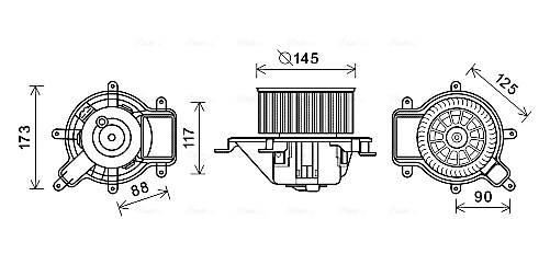 Ventilador habitáculo Peugeot 3008  SUV comprar en España