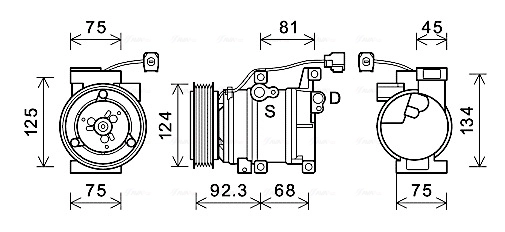 Compresor de ac para Mazda CX-7  (ER)