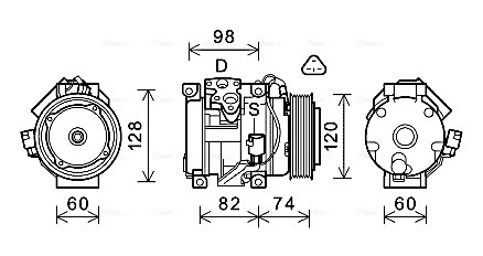 Comprar Compresor de aire acondicionado Toyota Hiace IV H1, H2 a bajo precio