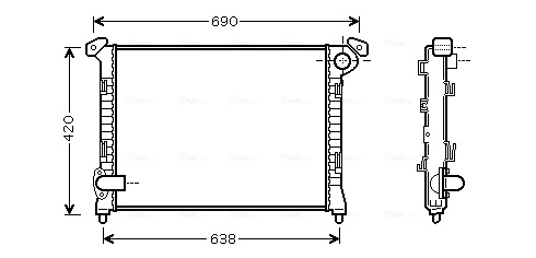 Radiador para Mini Cooper R56