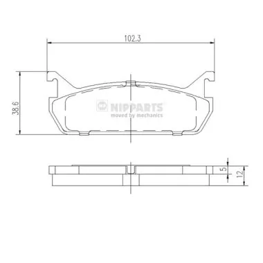 Comprar B4Y12649Z Mazda Pastillas de freno traseras