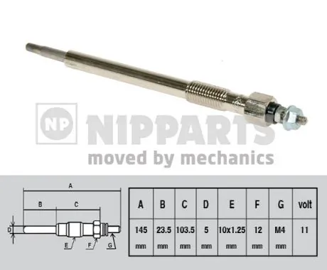 Bujías de calentamiento para Isuzu Trooper  