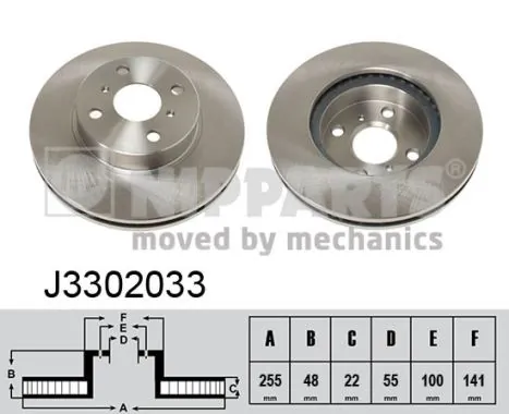 Discos para Toyota Corolla  
