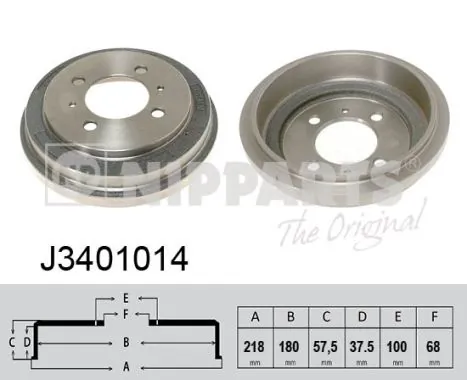 Tambor de freno trasero Nissan Sunny III desde 33,23 €