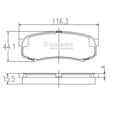 1639379280 Peugeot/Citroen Pastillas freno traseras