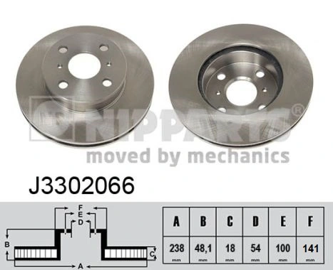 Discos para Toyota Corolla  E8