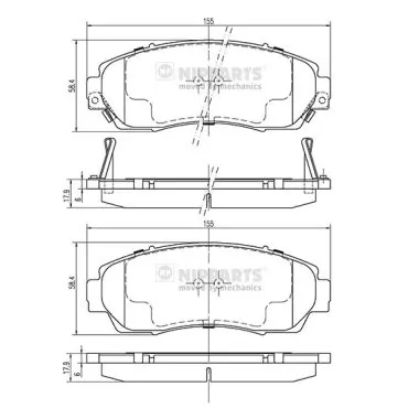 Pastillas freno delanteras Honda CR-V V SUV (RW, RT) (2016 - 2022) precio, desde 44,27 EUR