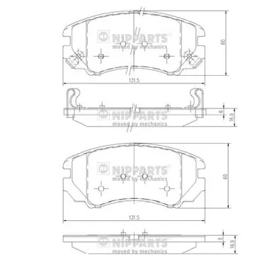  Pastillas de freno KIA Sportage 2